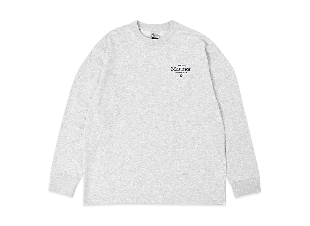 Marmot Gifted Long Sleeve T-Shirts "Heather Gray"