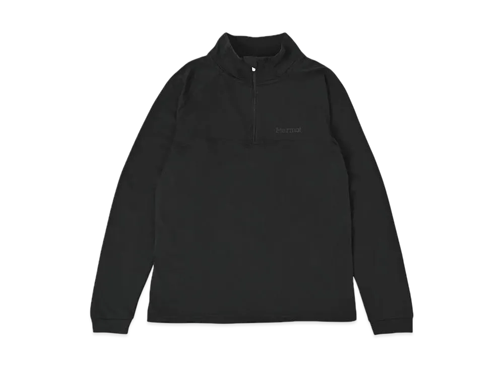 Marmot Women's Climb Skin Half-Zip Long Sleeve "Black"