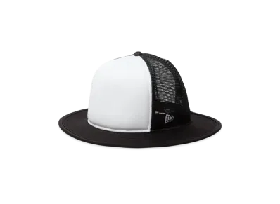 NEW ERA 5-Panel Bucket Hat A-Frame Tracker Basic "White/Black"
