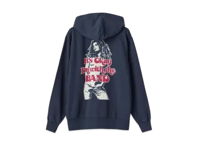 HYSTERIC GLAMOUR LUCUA OSAKA Limited I'm With The Band Hoodie "Navy"