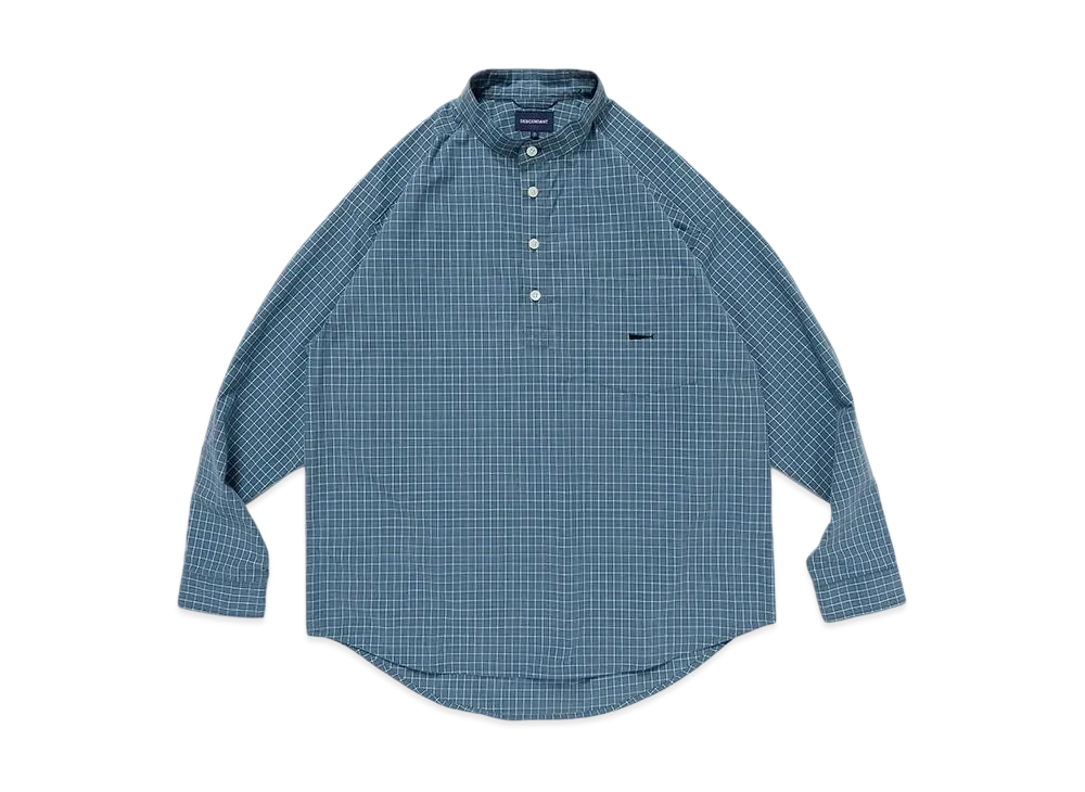 DESCENDANT Tetty Pullover Textile LS Shirt "Blue"