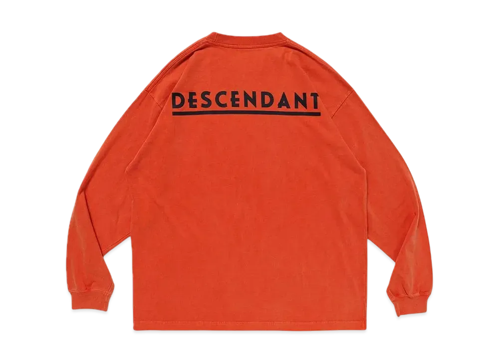 DESCENDANT OTL Organic Cotton LS Pigment Dye "Orange"
