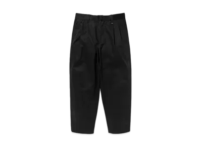 DESCENDANT DC-3 Organic Cotton Twill Pants "Black"
