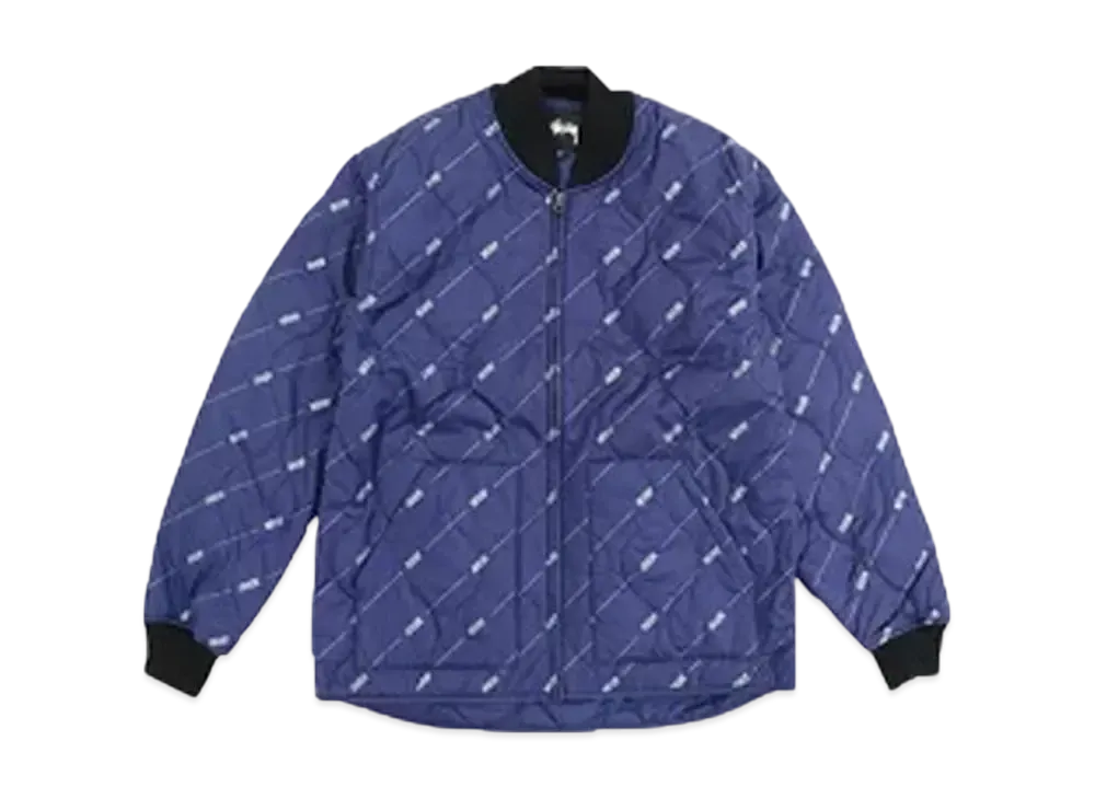 Stussy Quilting Jacket "Navy"