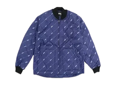 Stussy Quilting Jacket "Navy"