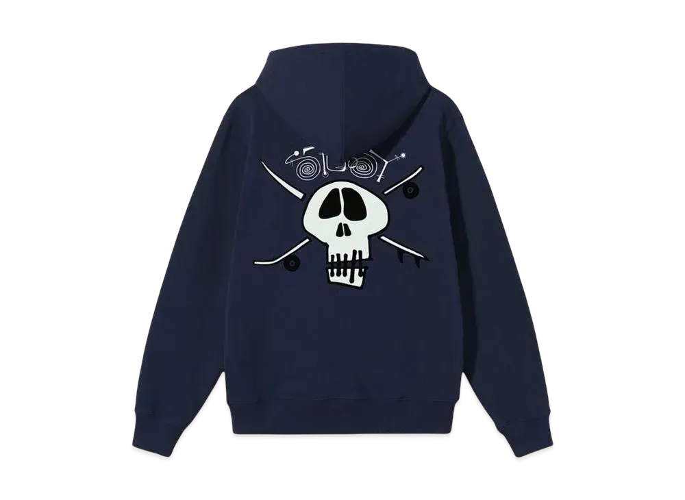 Stussy Surf Skate Skull Hoodie "Navy"