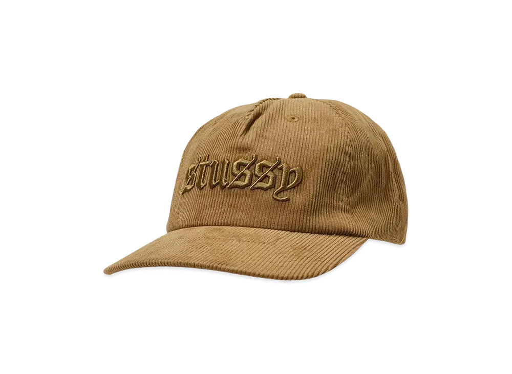 Stussy Mid-Depth Old English Snapback "Camel"
