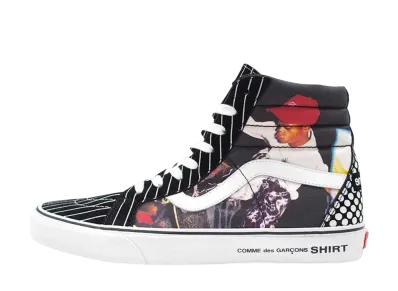 Supreme × COMME des GARCONS SHIRT × Vans SK8-Hi "Black"