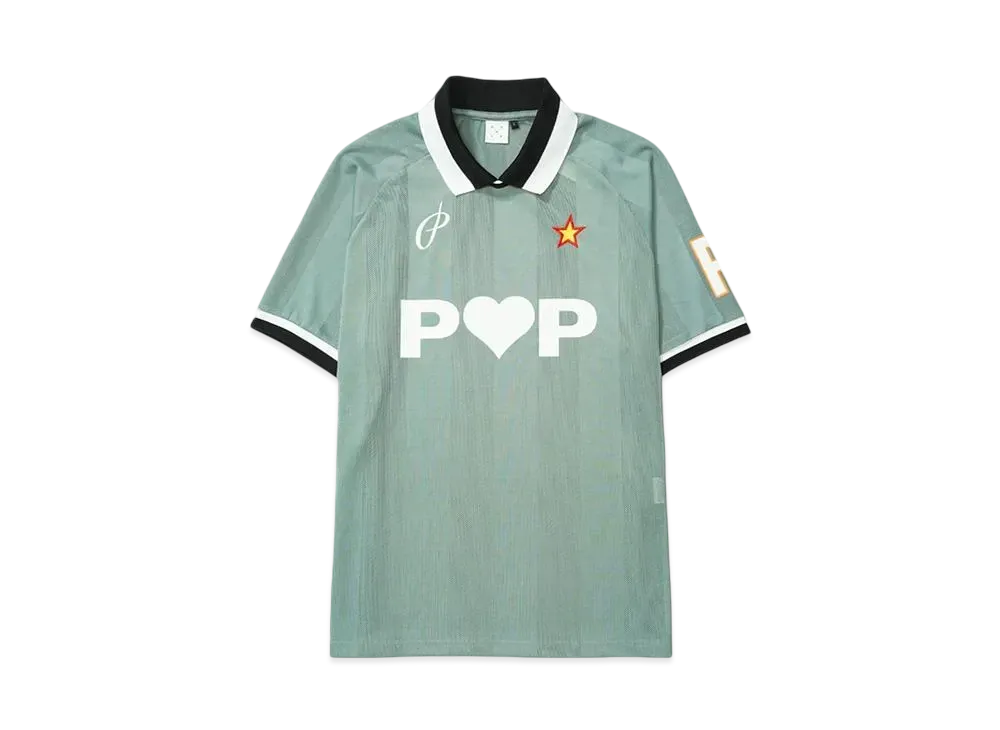 POP TRADING COMPANY sportif shortsleeve shirt"STORMY SEA"