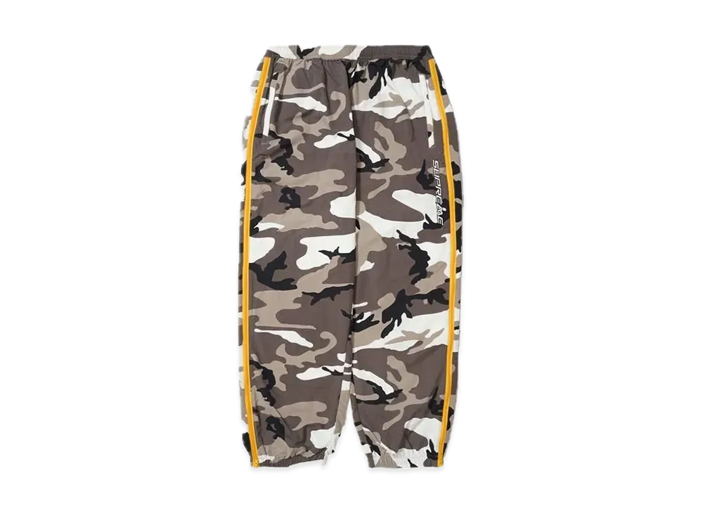 Supreme Contrast Zip Warm Up Pant "Snow Camo"