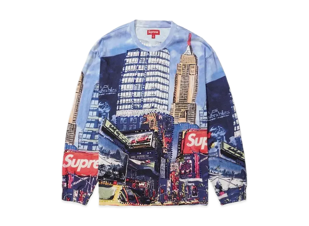 Supreme Skyline Sequin L/S Top "Day"