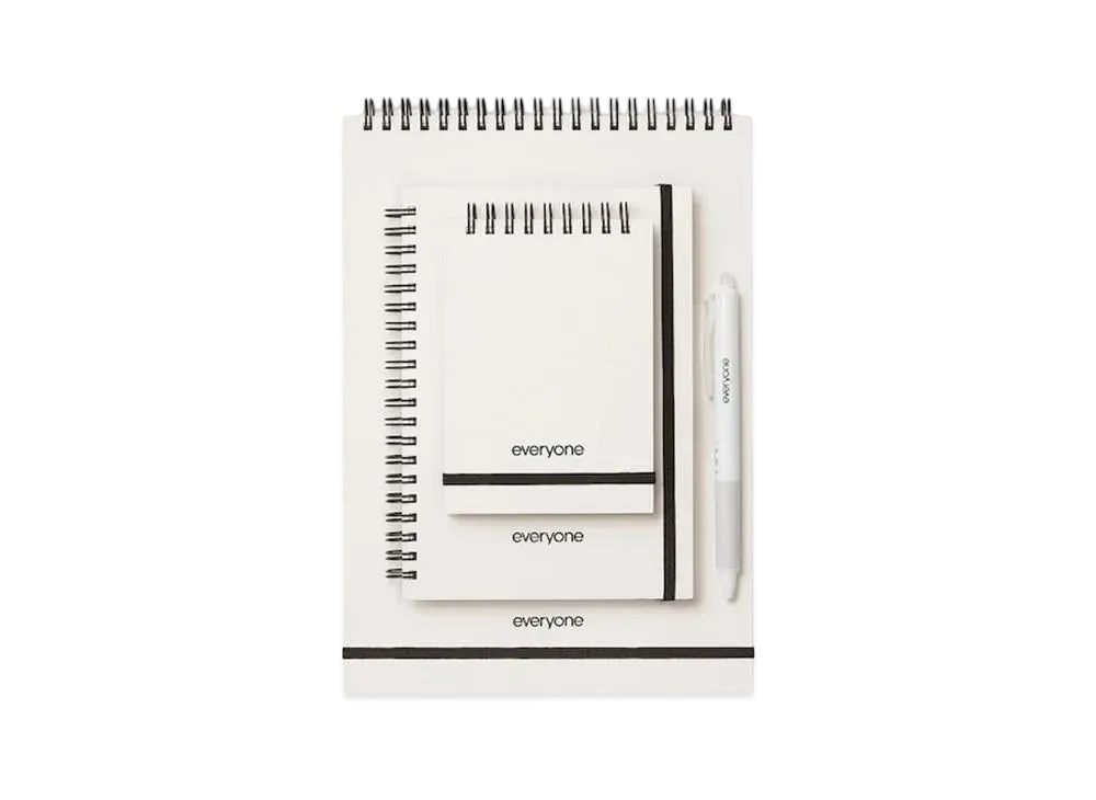 everyone 3 Pack Notes Made By Hinine Note "White"