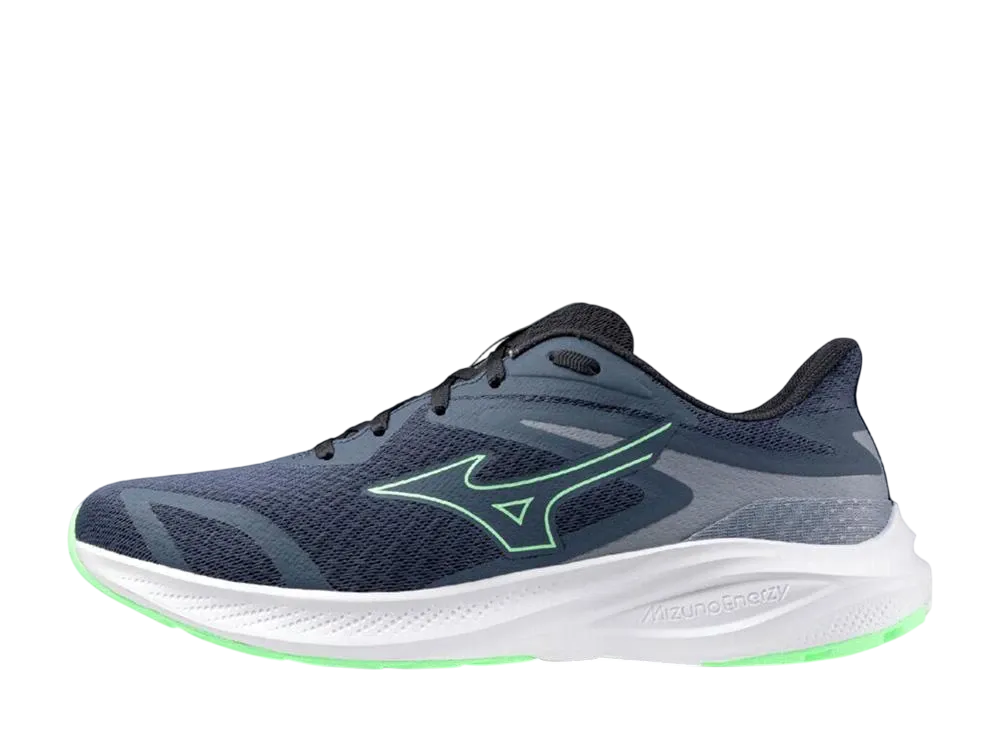 ミズノ エナジーランナーズ ワイド "ネイビー/ネオミント"