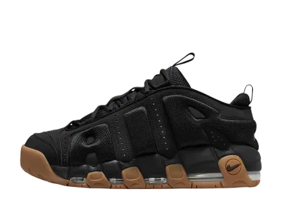 Nike Air More Uptempo Low "Black/Gum Medium Brown/Black"