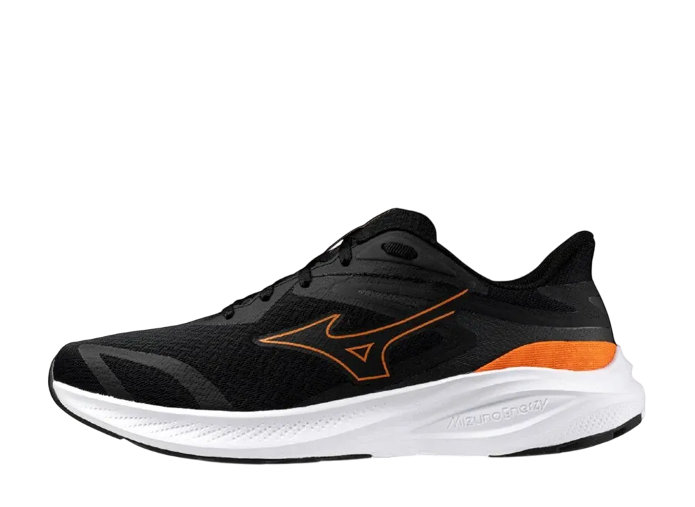 ミズノ エナジーランナーズ ワイド "ブラック/オレンジ"