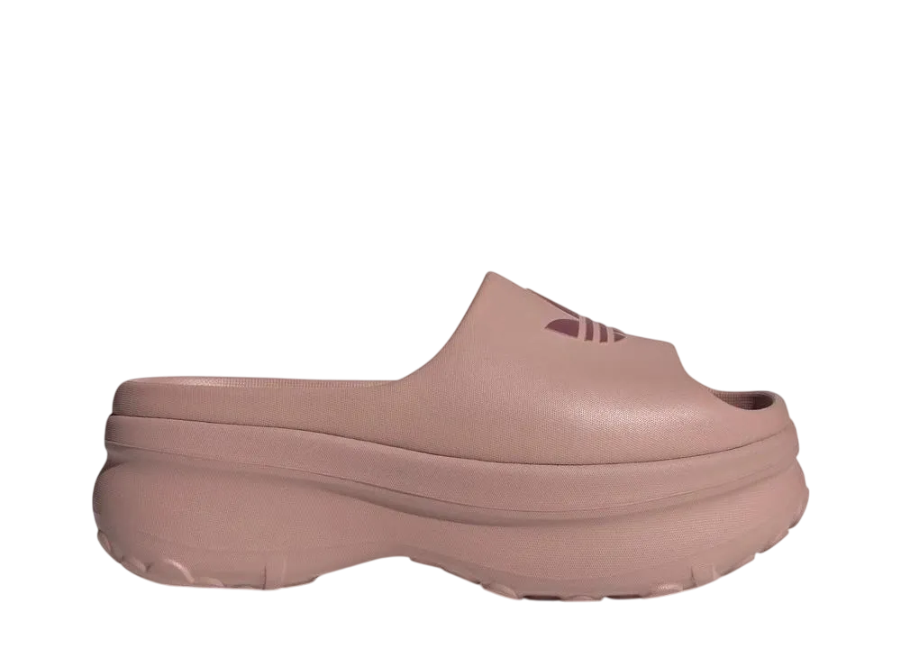 アディダスオリジナルス ウィメンズ アディフォーム スタン サンダル "ウォームクレイ/シャドウレッド"