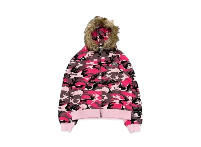 9090 Far Thermal Zip Hoodie "PINK CAMO"