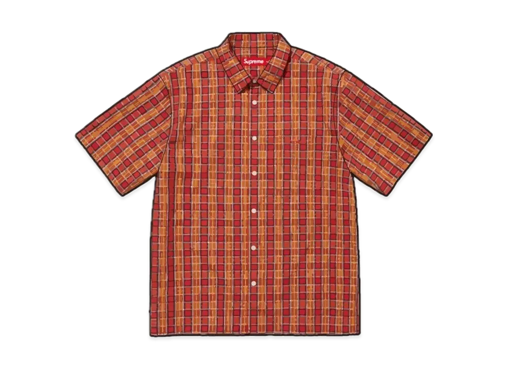 Supreme Mini Plaid S/S Shirt "Red"