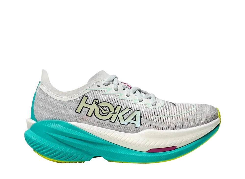 ホカ ウィメンズ マッハ X 2 "フロスト/エレクトリックアクア"