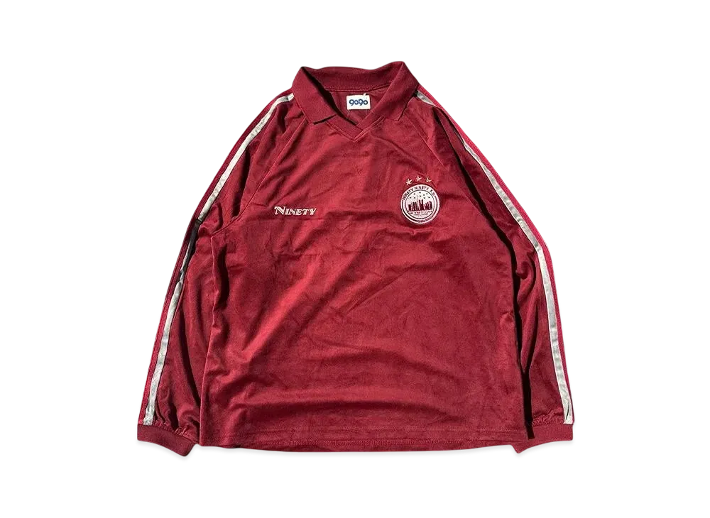 9090 Velor Game L/S Tee "RED"