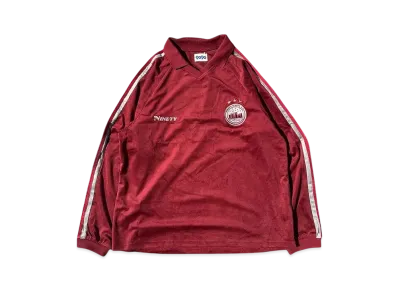 9090 Velor Game L/S Tee "RED"