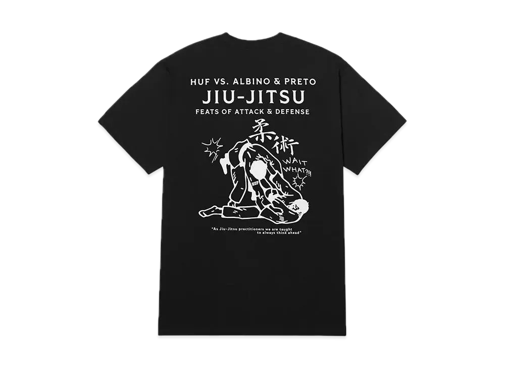 HUF x Albino & Preto Feats Of Tee "Black"