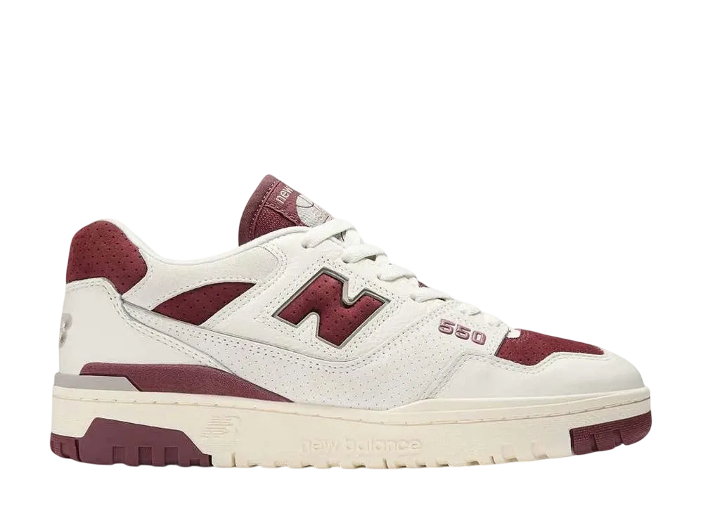 New Balance 550 "Sea Salt/Burgundy"