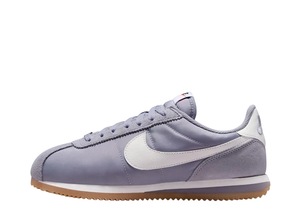 Nike Women's Cortez Textile "Cement Grey/Gum Light Brown/Safety Orange/Sail"
