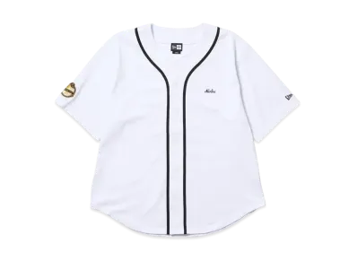 NEW ERA Heavyweight Cotton Baseball Shirt "White"