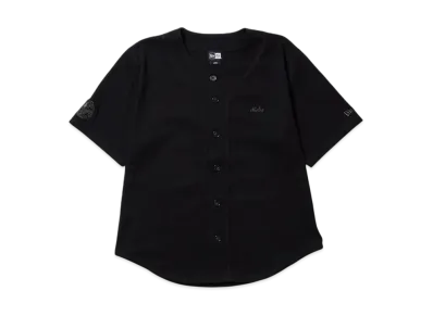 NEW ERA Heavyweight Cotton Baseball Shirt "Black"