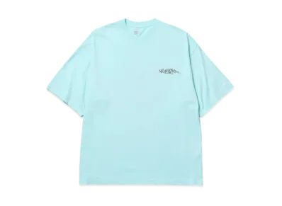 NEW ERA Short Sleeve Oversized Cotton T-Shirt Graffiti "Celeste Blue"