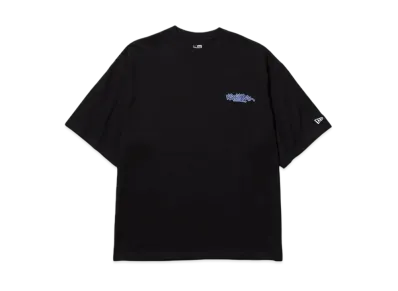 NEW ERA Short Sleeve Oversized Cotton T-Shirt Graffiti "Black"