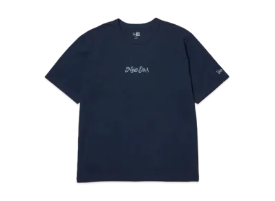 NEW ERA Short Sleeve Washed Cotton T-shirt Logo Archive "Light Navy"