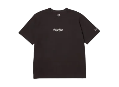 NEW ERA Short Sleeve Washed Cotton T-shirt Logo Archive "Sumikuro"