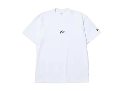 NEW ERA Short Sleeve Cotton T-Shirt Flag Logo Mini Regular Fit "White"