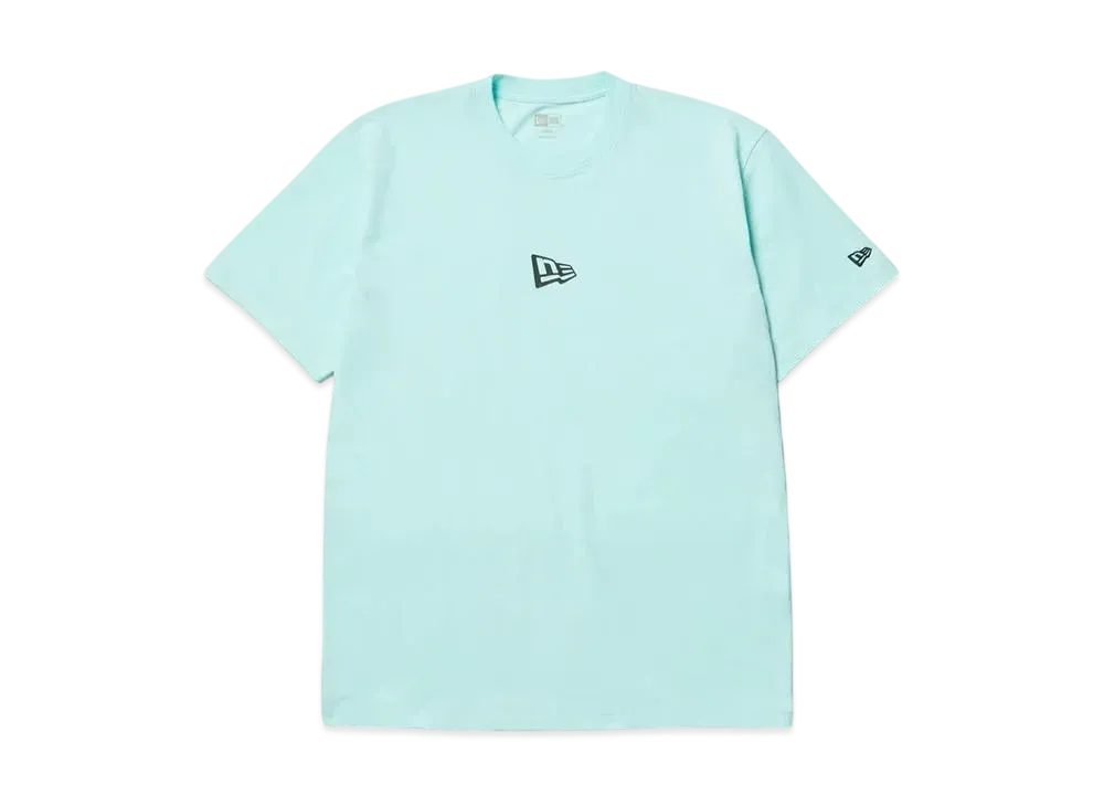 NEW ERA Short Sleeve Cotton T-Shirt Flag Logo Mini Regular Fit "Celeste Blue"