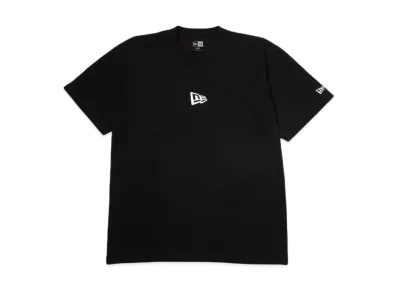 NEW ERA Short Sleeve Cotton T-Shirt Flag Logo Mini Regular Fit "Black"