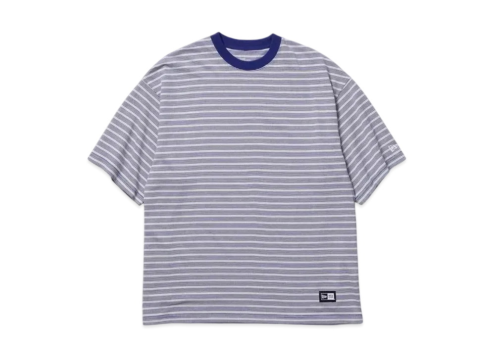 NEW ERA Short Sleeve Oversized Cotton T-Shirt Micro Border "Dark Royal"