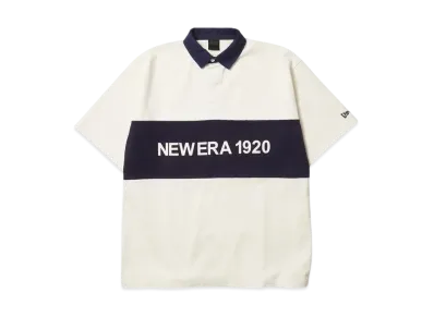 NEW ERA Short Sleeve Oversized Rugby Shirt New Era 1920 "Off White"