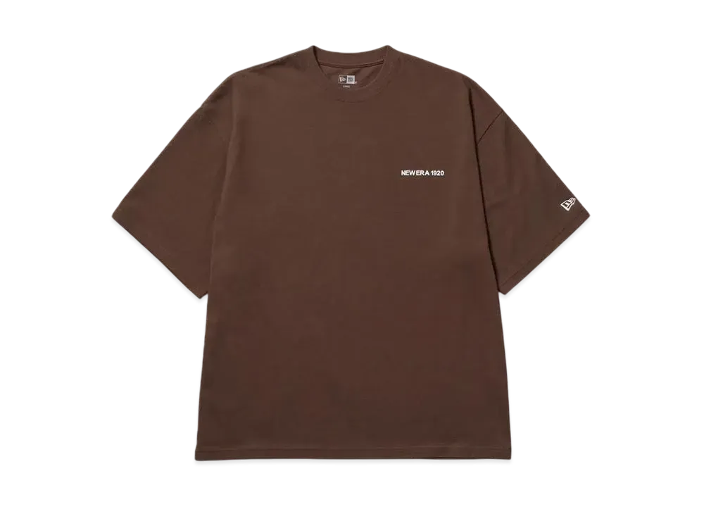 NEW ERA Short Sleeve Oversized Cotton T-Shirt New Era 1920 "Walnut"