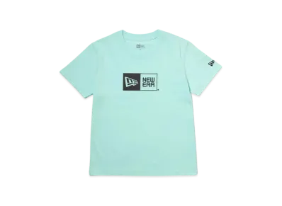 NEW ERA Youth Short Sleeve Cotton T-Shirt Box Logo "Celeste Blue"