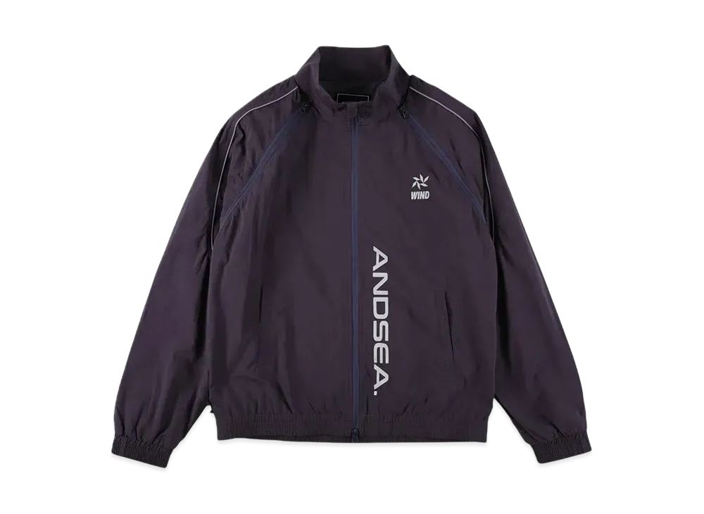 WIND AND SEA Piping 2Way Track Jacket "Chacoal"