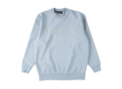 WIND AND SEA Frosting Logo Crewneck Sweatshirt "SkyBlue"