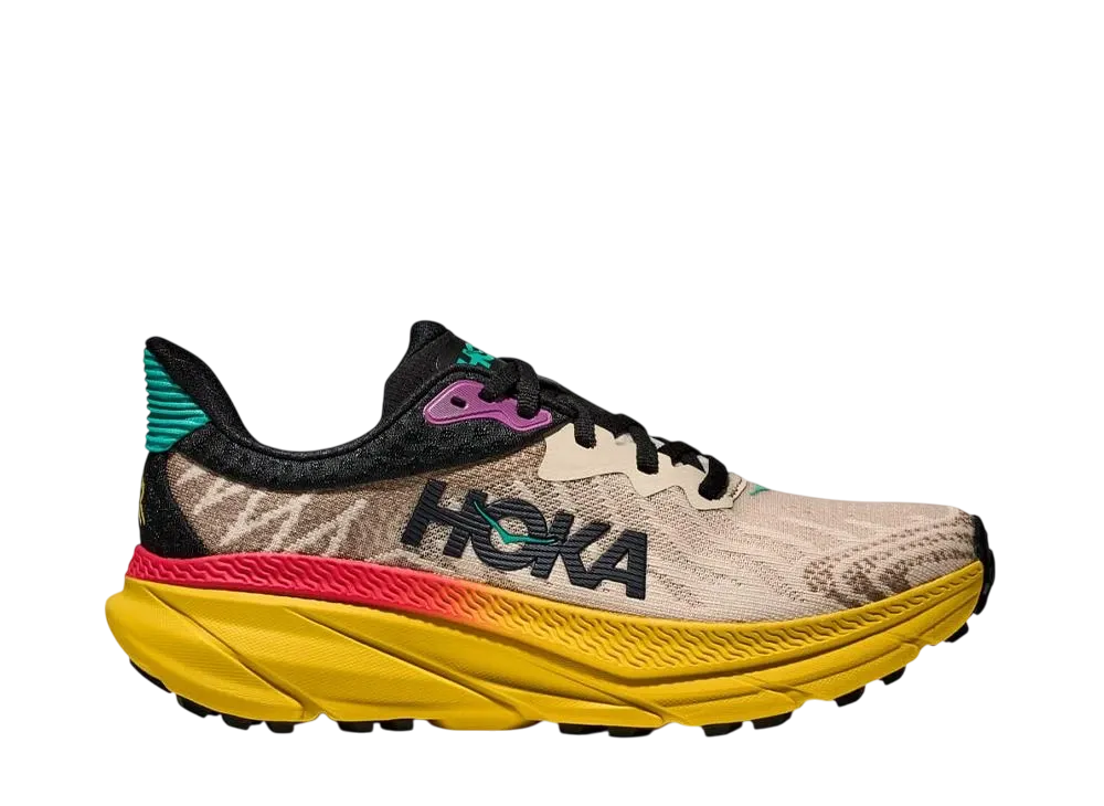 Hoka Women's Challenger 7 "Oatmeal/Zest"