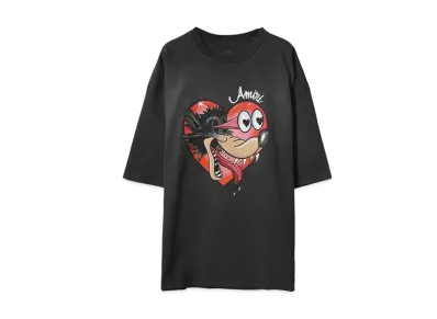 AMIRI HOPELESS ROMANTIC OS TEE"BLACK"
