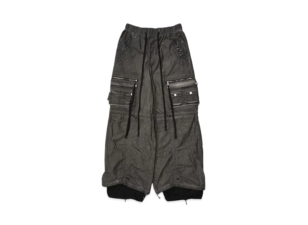 T.C.R BY TOUCHER T.C.R TRANSFORM LAYERD BAGGY PANTS "BLACK"