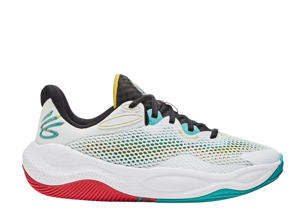 アンダーアーマー カリー スプラッシュ24 AP "ホワイト/クールピンク"