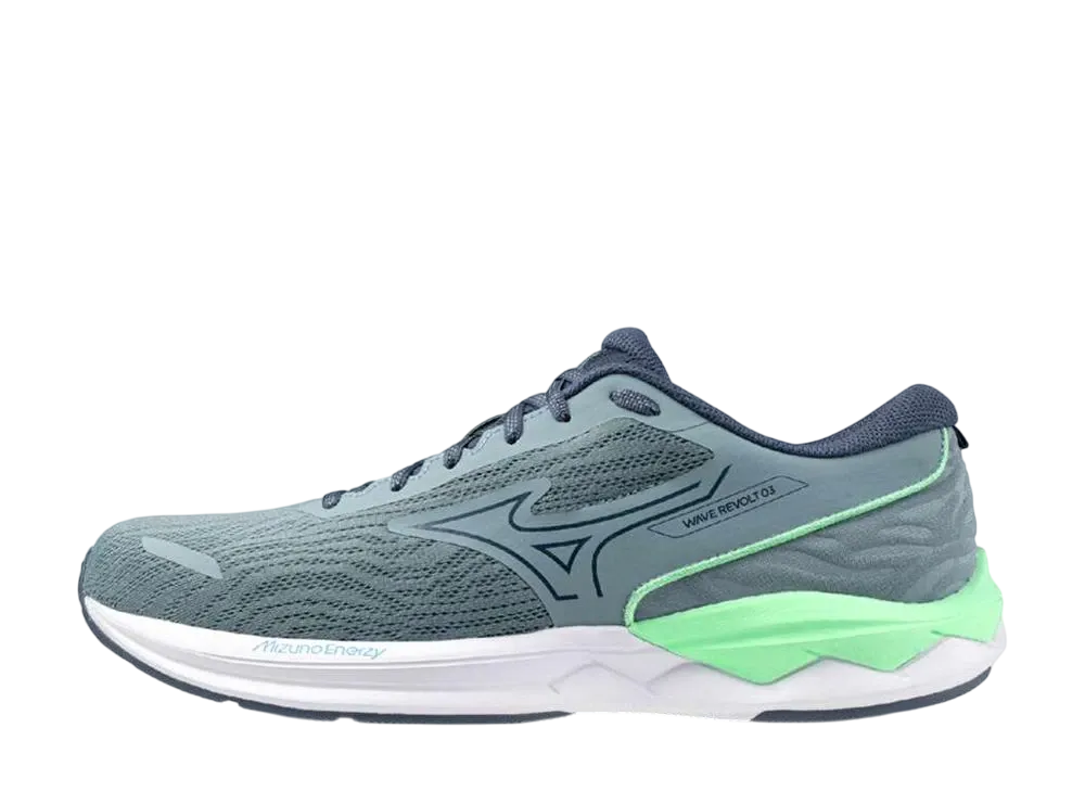 ミズノ ウエーブリボルト3 "ダークグリーン/ミントグリーン/ホワイト"