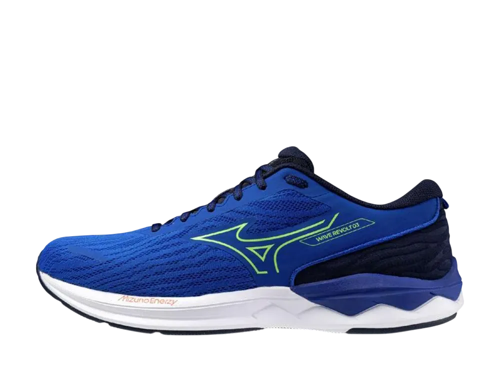 ミズノ ウエーブリボルト3 "ブルー/グリーン/ブラック"