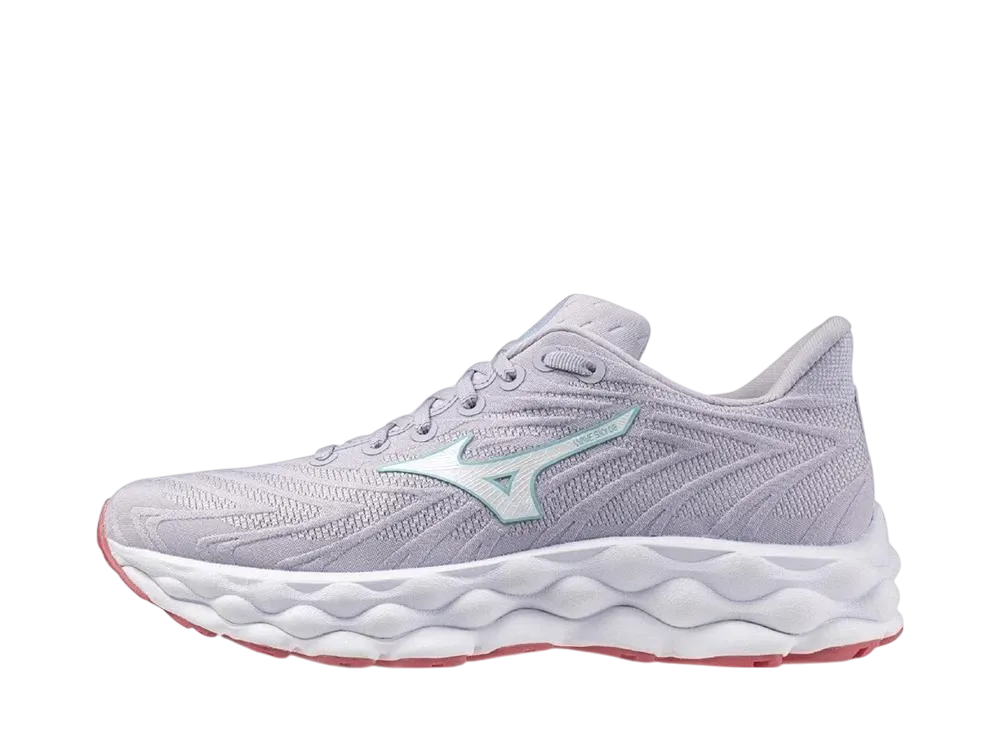 ミズノ ウィメンズ ウエーブスカイ8 "ライトパープル/ライトブルー/ピンク"